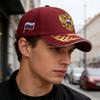 Adjustable Baseball Cap With Embroidered Lettering For Adults Breathable Polyester Fabric Unisex Design