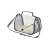 Tragbare Vogel-Reisetasche mit Sitzstange und abnehmbarem Schultergurt, Atmungsaktives Design, Geeignet für kleine Vögel