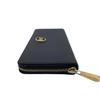 Used Michael Kors Purse / Zip Around Zip Around long walletPurse Navy/gold leather Women