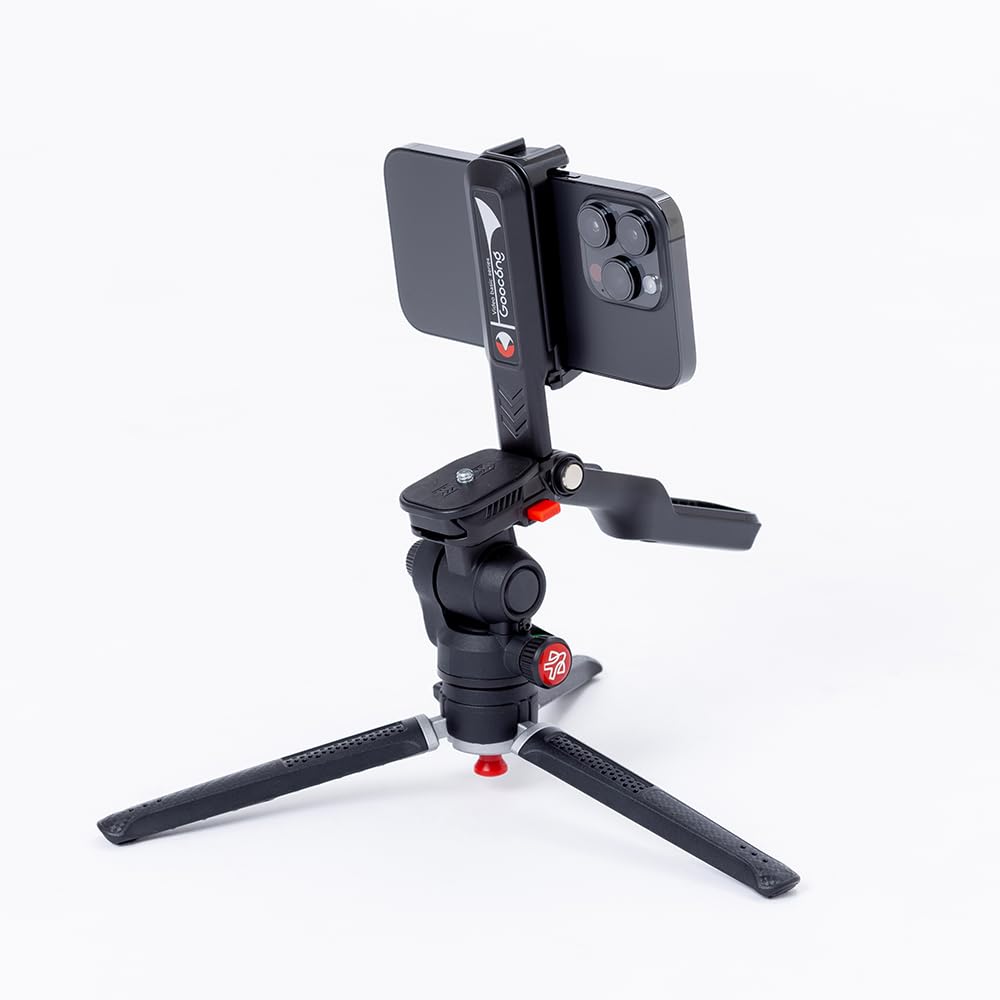 Trépied de Table Goocong pour Vidéos avec Support Bas et Support pour Smartphone