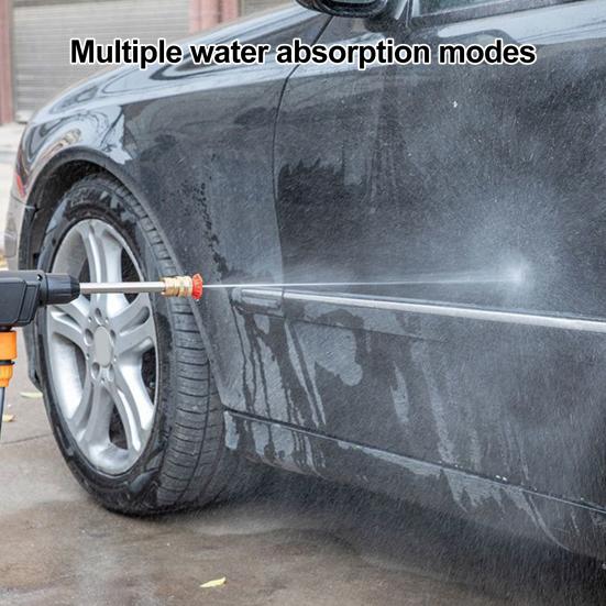 Car Pressure Washer 600PSI High Pressure Rechargeable Cordless Electric Pressure Washer with 6-in-1 Nozzle Cleaning Tool