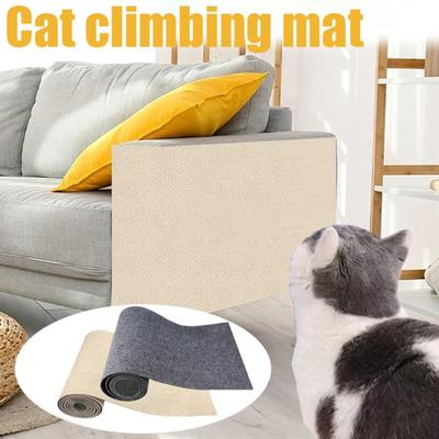 Katzenkratzbaum Katzenkrabbelmatte Schleifen Klettergerüst Sofaschutz Selbstklebender Teppich Katzenkratzbrett