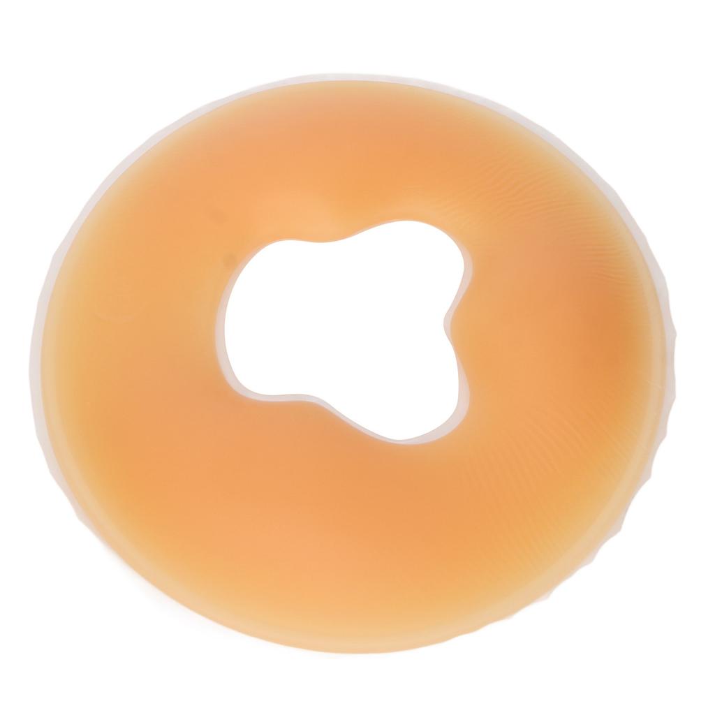 Silicone Pillow Soft Comfortable Reusable Cleanable Hollow Out Round Face Relax Cushion Pad for Massage
