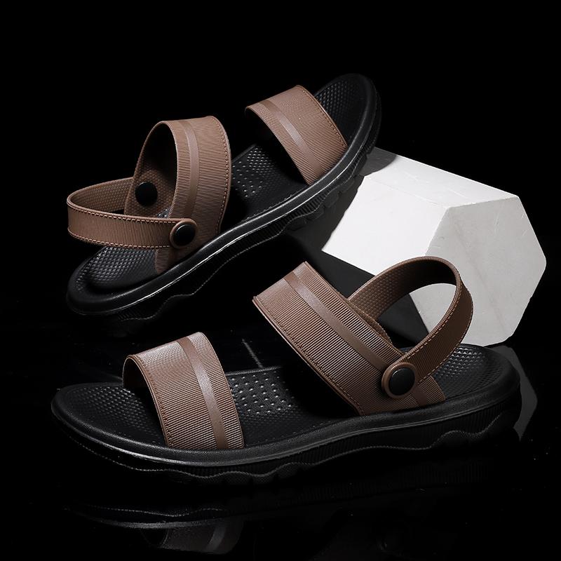 Fashion Summer 2025 New Thi Bot Sandals Men's Beach Oes Anti-Slip Outdoor Driving Dual-Purpose Slip-On Casual Footwear