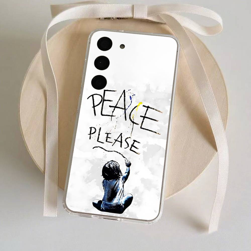 Graffiti Artist B-Banksy-S Phone Case Ultra Clear Phone Case For Samsung Galaxy A52 A12 A51 S21 Edge S22 S23 S24 S20LITE Plus