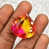 Natural Bi-Color Tourmaline Pear 57.5 Ct Excellent Loose Gemstone