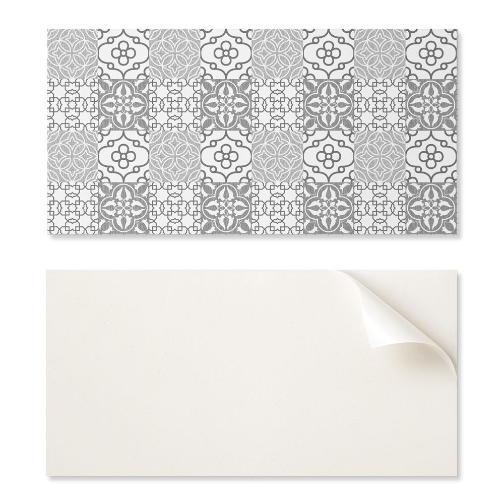 Naklejany Panel Dekoracyjny Do Szybkiej Odmiany Ściany 100X50 Cm Wzory Geometryczne W Układzie