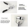 Eyelash Curler for Long-Lasting Curl - Beginner-Friendly Stainless Steel Mini Portable Makeup Tool