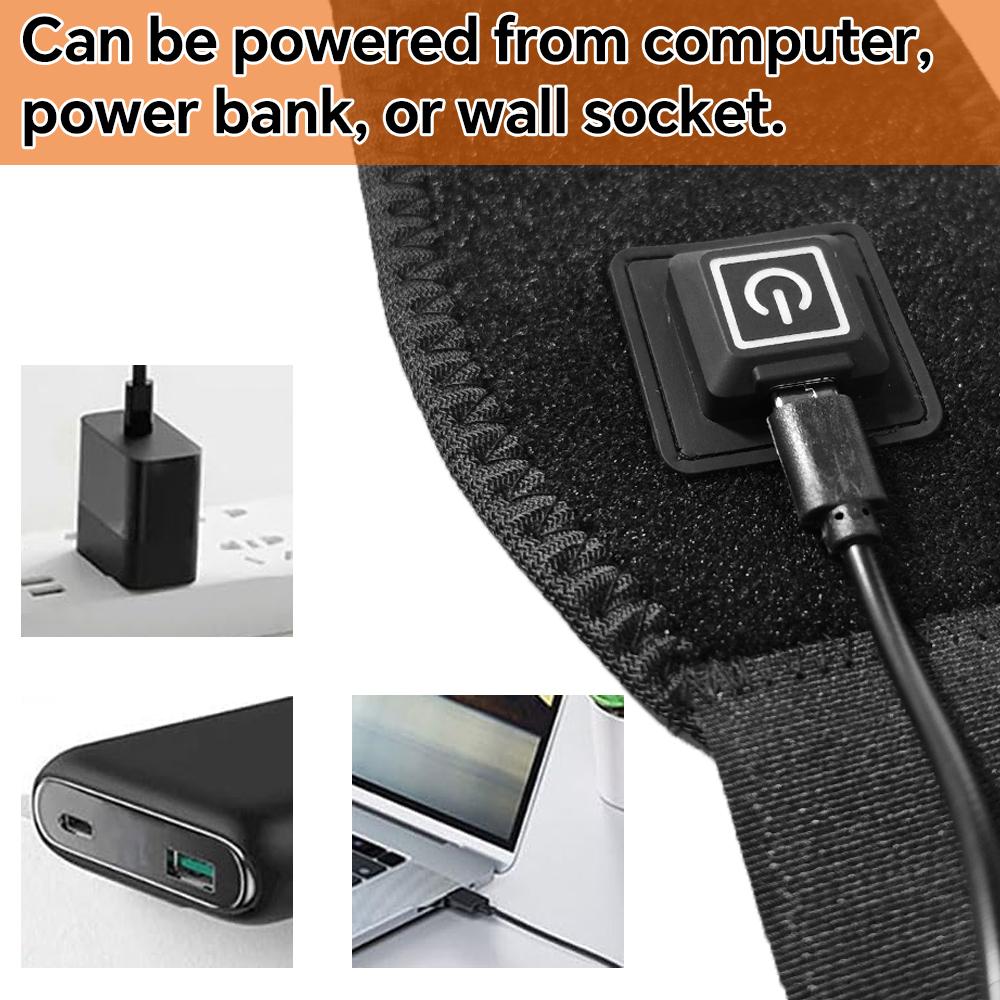 Electric Heated Wrist Support sleeve with 3 Heating Levels, Breathable Wrist guard Strap Sports and Hand Joint Protection Tool