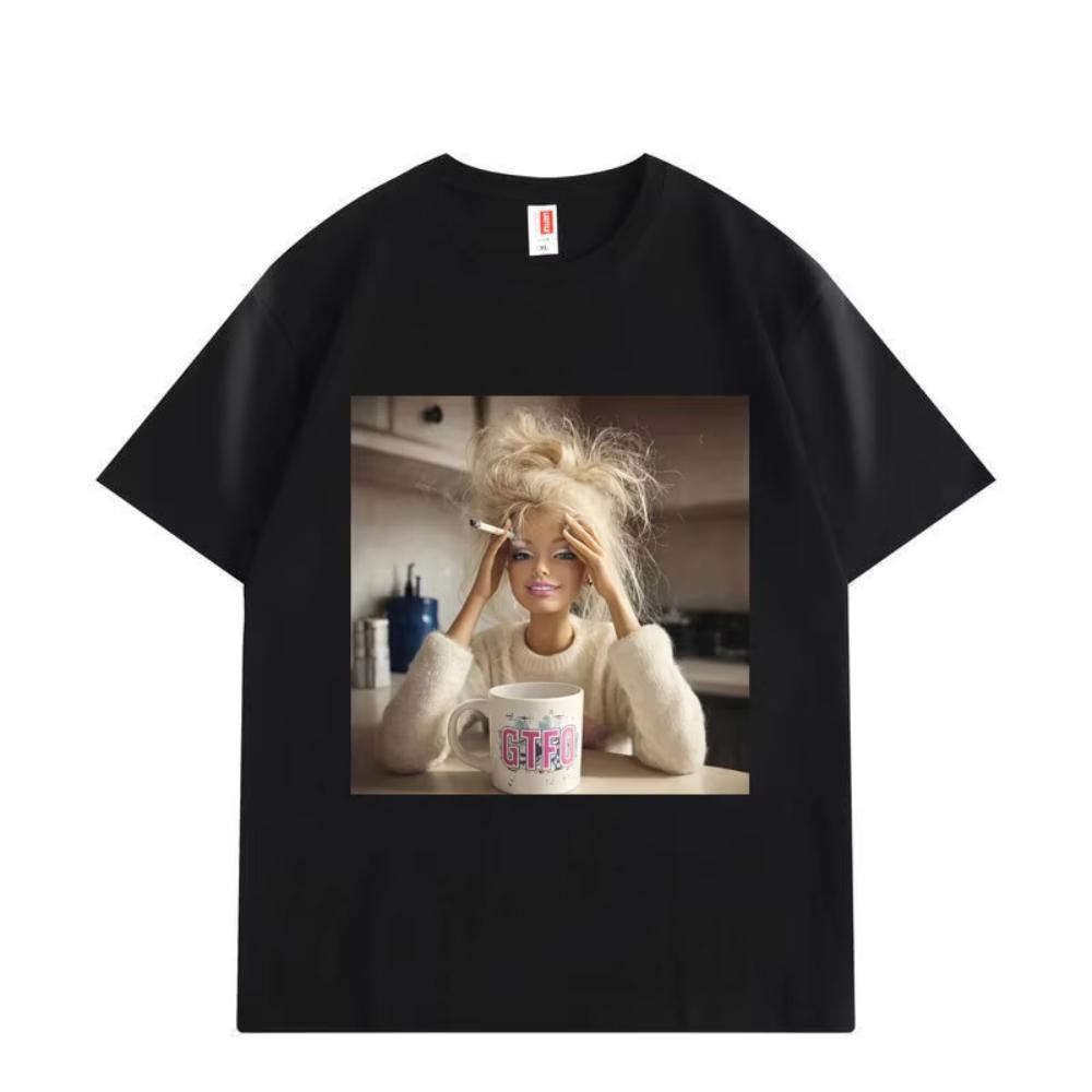 

Funny Doll Face Meme Graphic T Shirts Men Women Clothing High Quality Fashion Tshirts Summer Casual Loose Short Sleeve Tshirts S