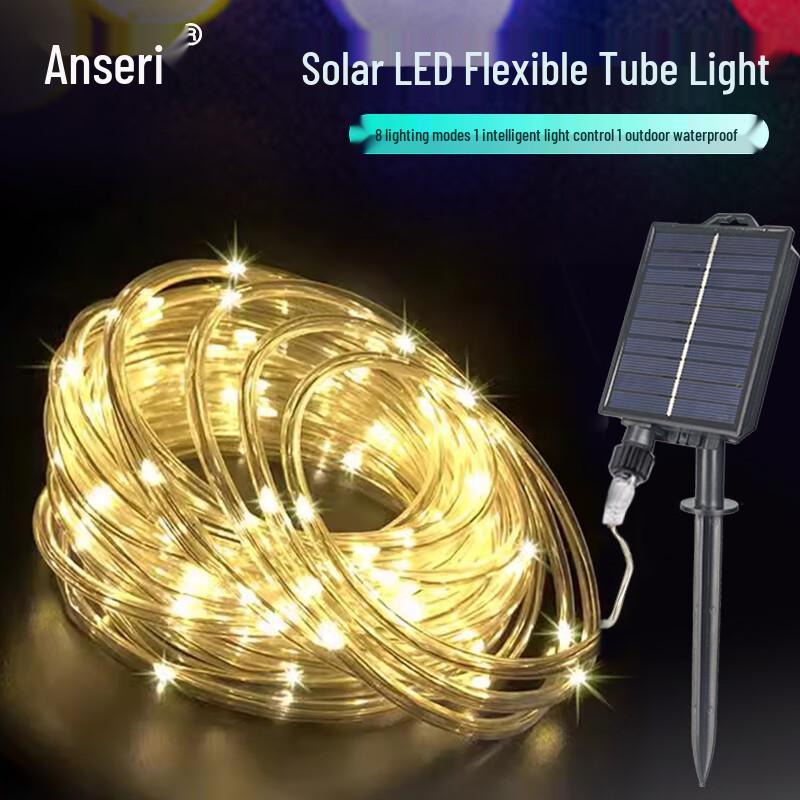 Ancres Solar LED String Lights with Remote