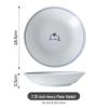 ZISIZ Underglaze Ceramic Dinner Plate