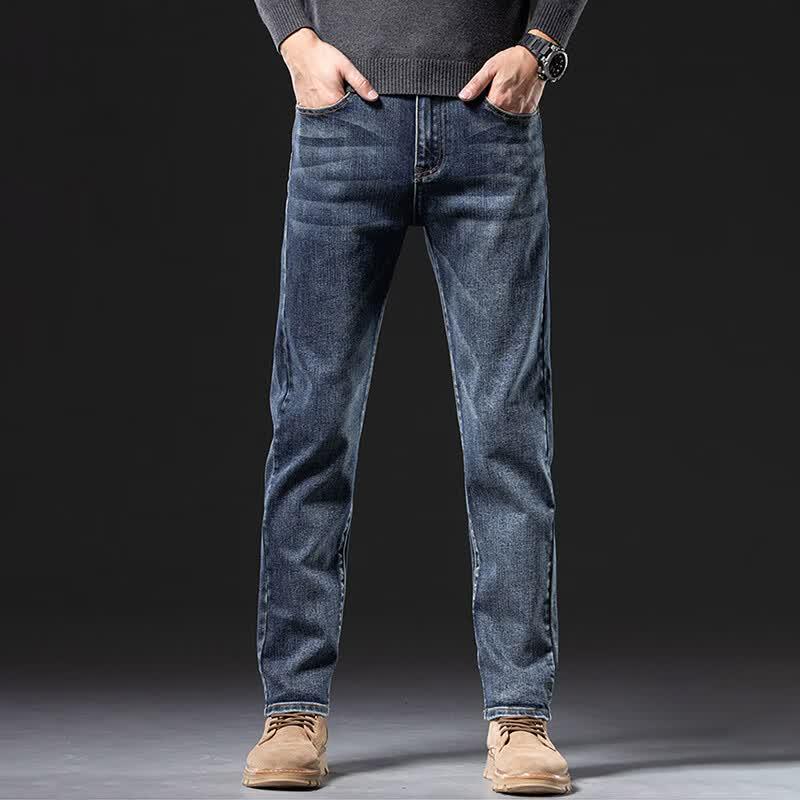 ROMON Men's Straight Fit All-Season Jeans