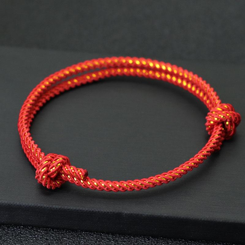 Good Luck Red Rope Bracelet For Men Women Adjustable Handmade Braided Charm Braclet Friendship Braslet Couple Brazalete Pulsera