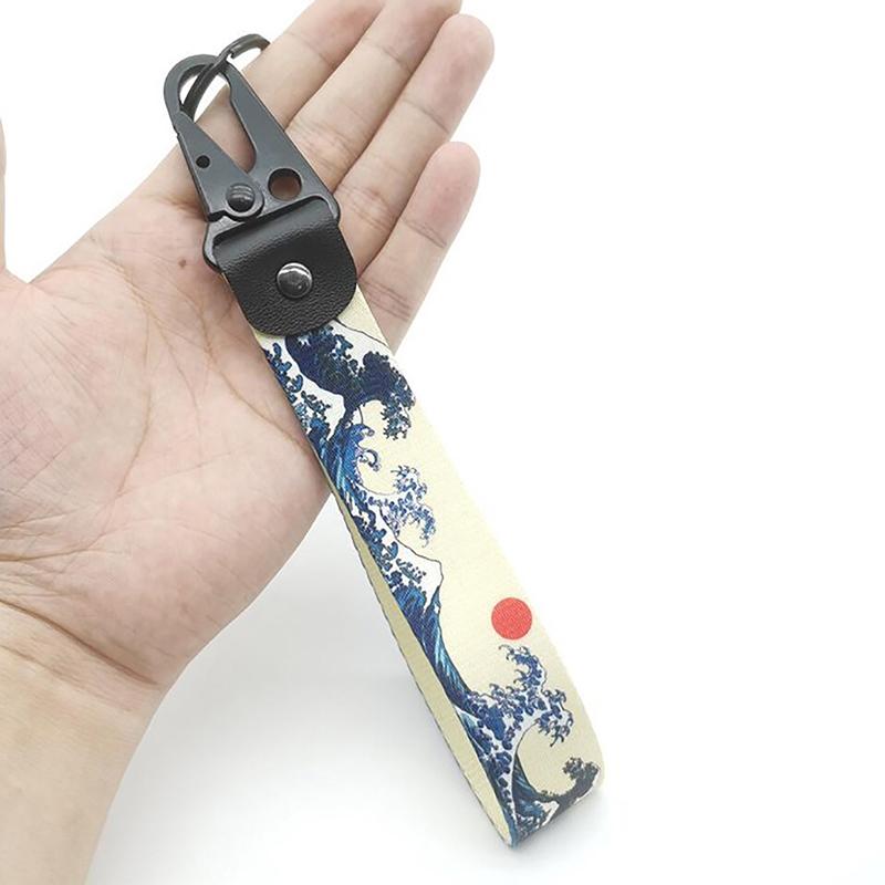 Японский автомобильный брелок нейлоновый термопереносной брелок ремешок шнурок — фото 3