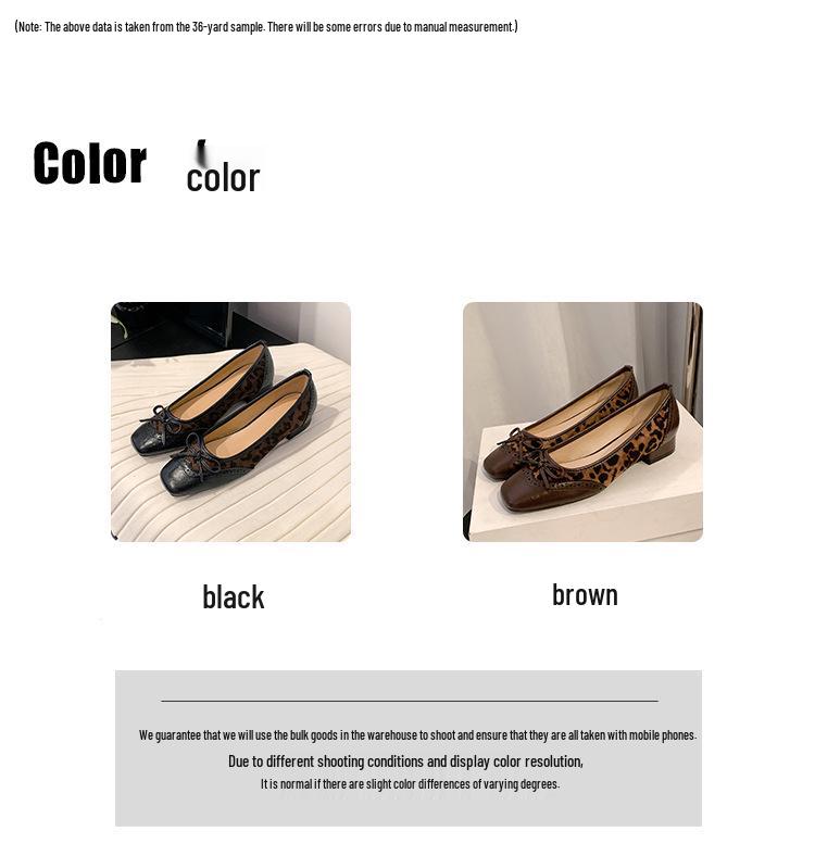 2025 Jarní Mary Janes s plochým podpatkem a mašlí ve stylu kravské kůže - Boty s nízkým podpatkem inspirované Francií