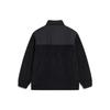 Li-Ning Color Block Loose Fleece Warm Casual Versatile Winter Knit Jacket Unisex Jackets Black AFDT841-5