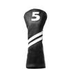 Golf Headcovers Premium Synthetic Leather Available or Set Simple and For 440cc and 460cc Fairway and Utility Clubs - - Single, 3-Piece, 4-Piece -