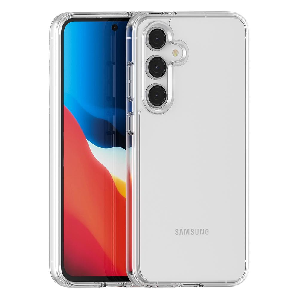 AMORUS For Samsung Galaxy S24 FE Case Soft TPU Hard PC Back Shockproof Phone Cover