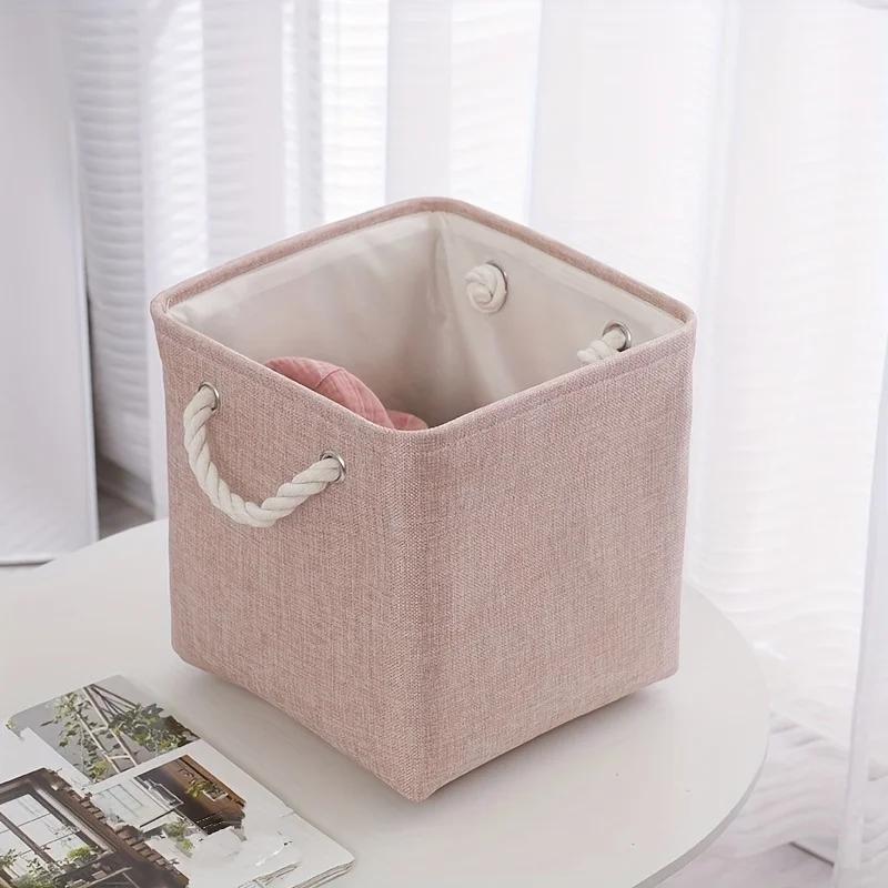 Portable Fabric Clothing Storage Box Storage Dust-proof Clothing Organization Storage Box Finishing Box Handheld Storage Basket