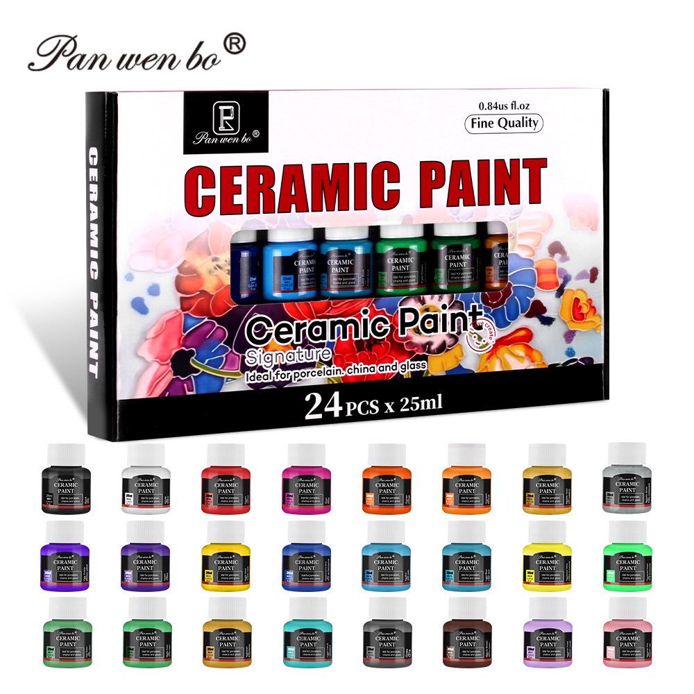 25ml Acrylic Paint Set for Textiles, Glass, and Watercolor Art Projects