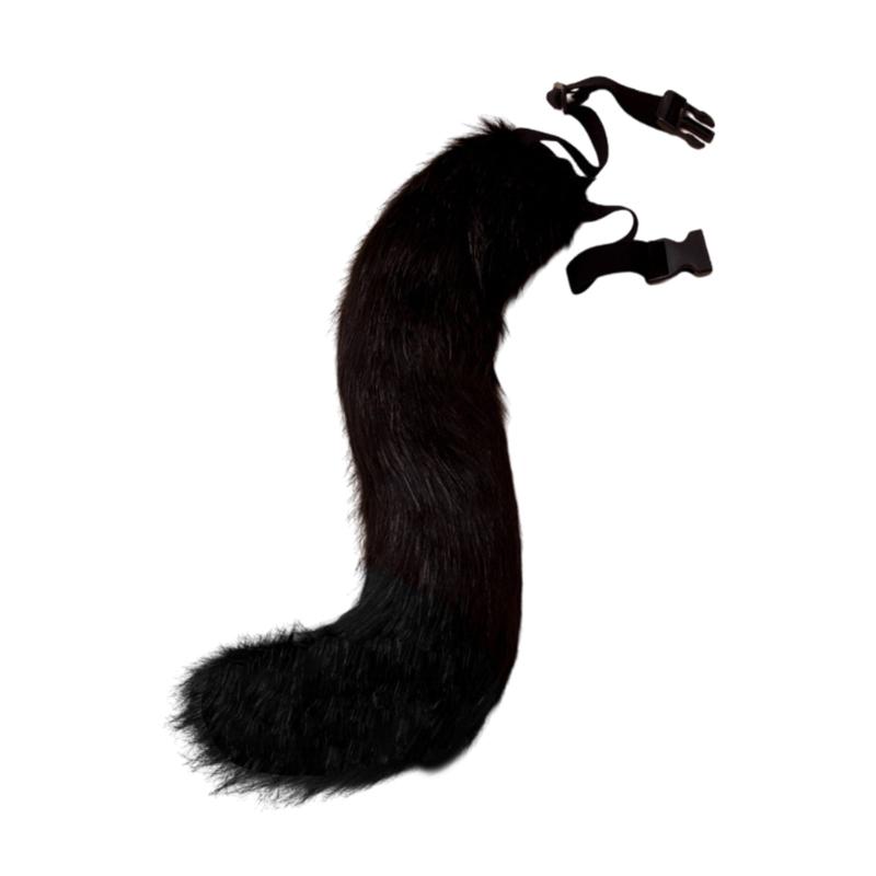 Realistic Faux Foxes Tail Charm Comfortable Faux Foxes Tail Ornament for Adding Styles to Any Ensembles