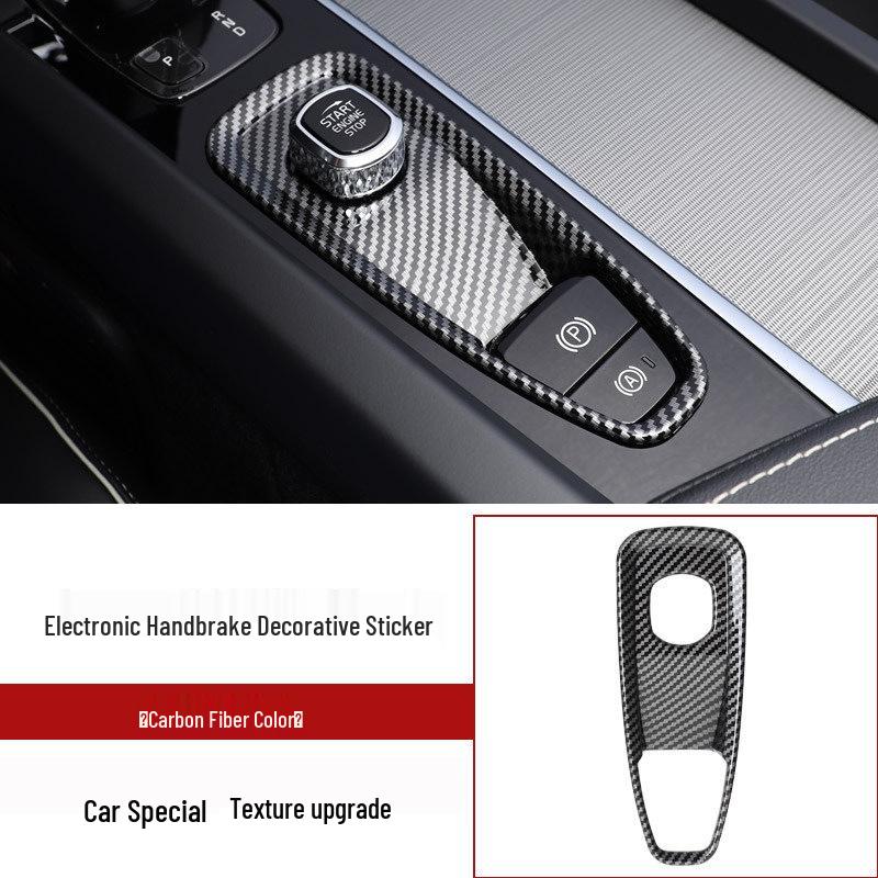 Fits 26 Volvo Models: S90, XC90, XC60 - Electronic Handbrake Decorative Ignition Switch Sticker