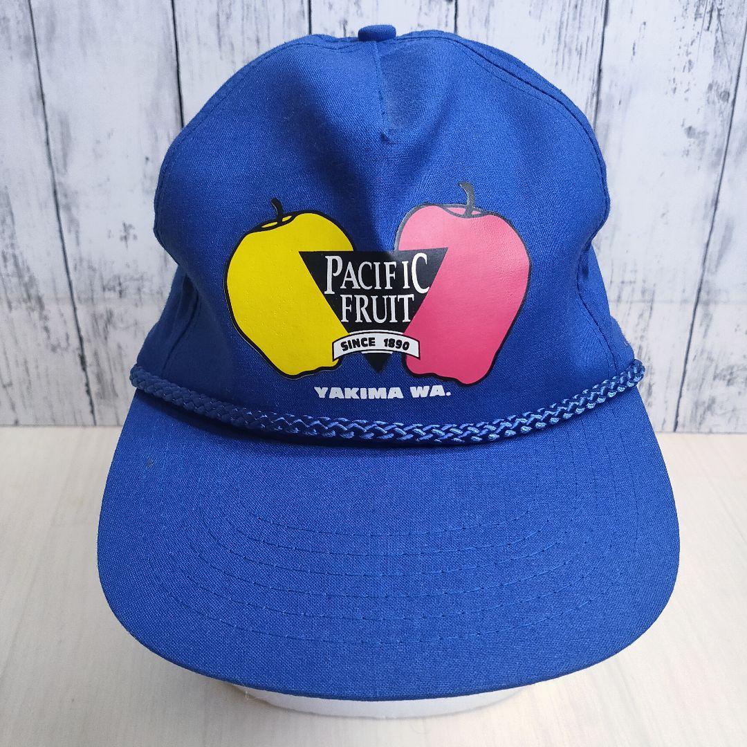 

[USED] 5-Panel Blue Work Cap with Apple Print Logo