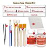 Kit Completo di Doratura con Foglia Oro e Argento per Arte Fai da Te, Artigianato e Pittura