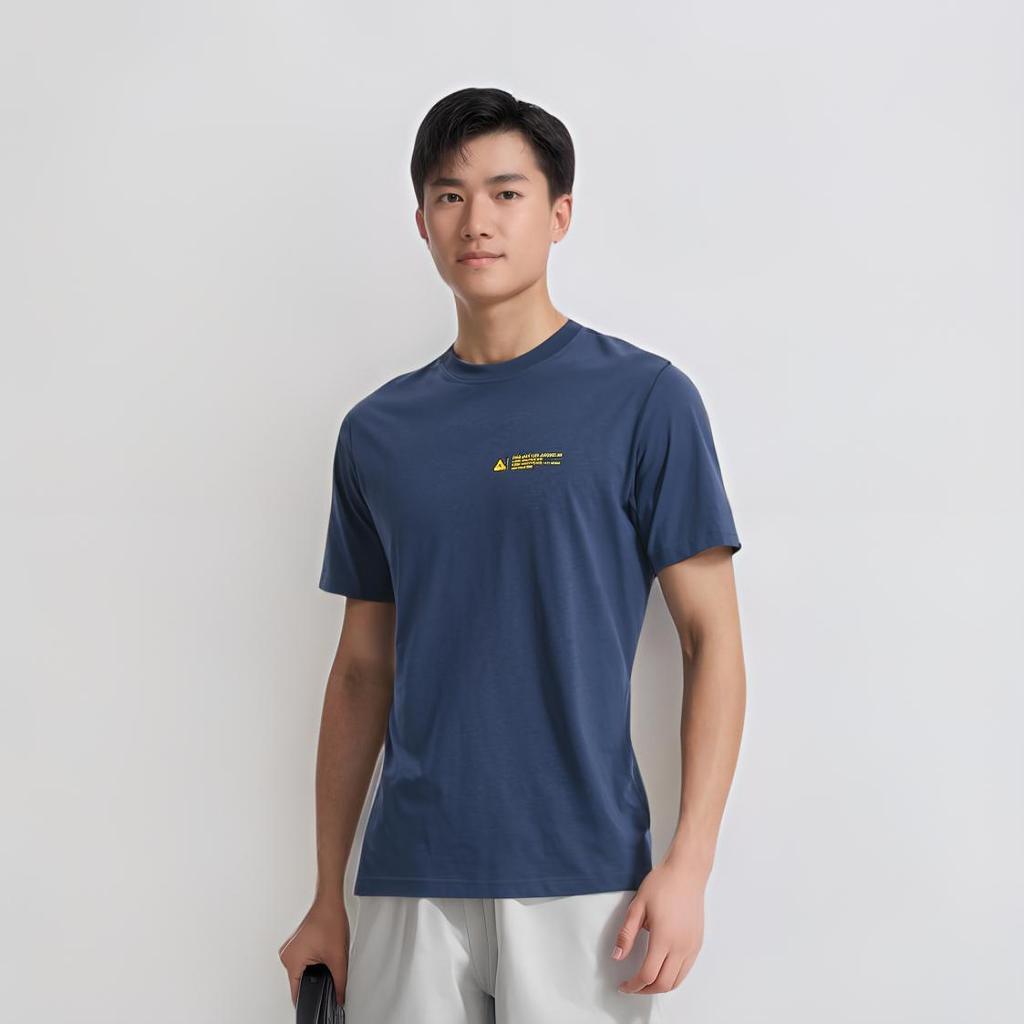 Palace Wrapper Logo T-Shirt Navy Unisex Tops Blue P25TS330