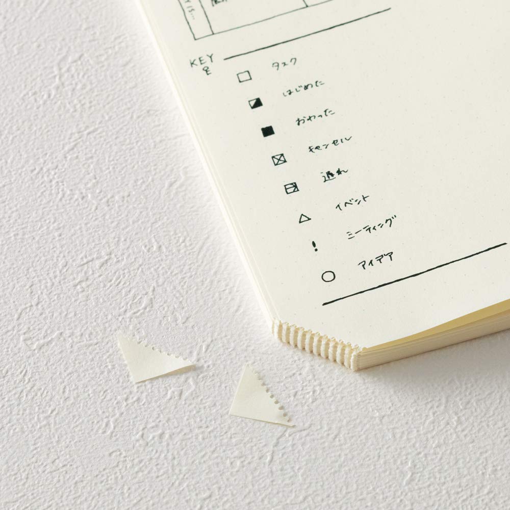 DESIGNPHIL MIDORI MD Notebook Journal, A5, 1 Page Per Day, Dot Grid A, 15313006