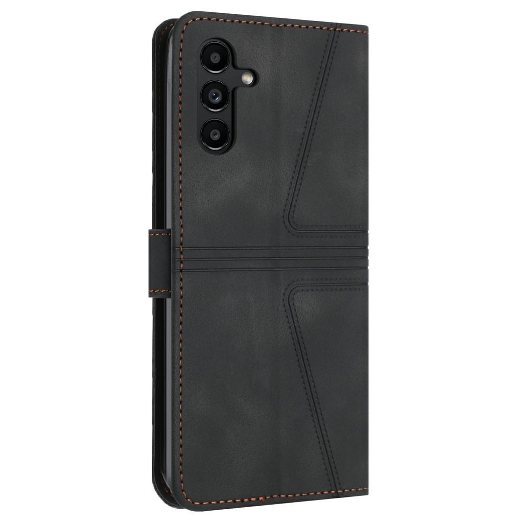 For Samsung Galaxy A26 5G/A16 5G/A16 4G Case Triangle Imprinted Anti-Scratch Phone Wallet Cover