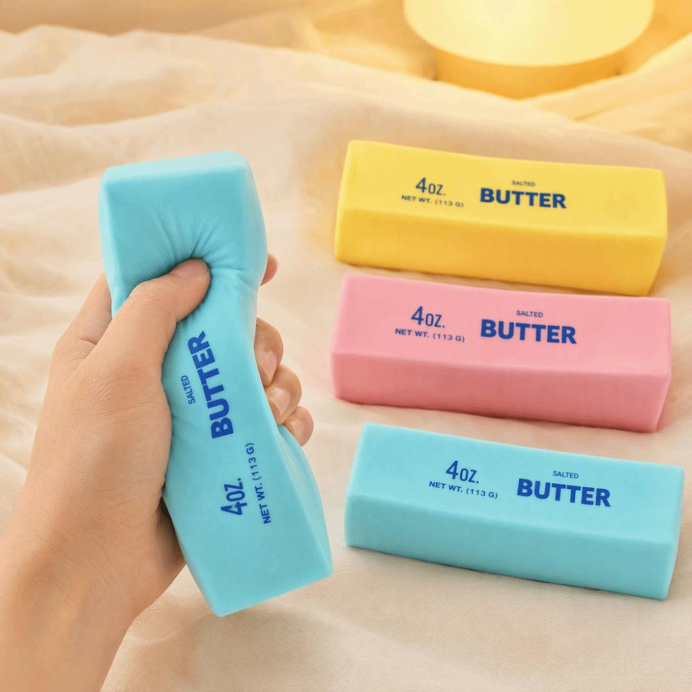 Kneading Butter Stick Squeezing Toy Creative Realistic Butter Sticks for Kids Adults