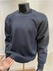 2025 Heavyweight American Style Men's Crewneck Hoodie: Versatile Casual Long Sleeve Pullover