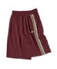 TRAVEL Jersey Track Bermuda Shorts Burgundy