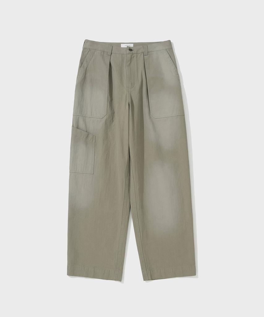 SHIRTER Bleached Usaf Hbt Pants (Beige)