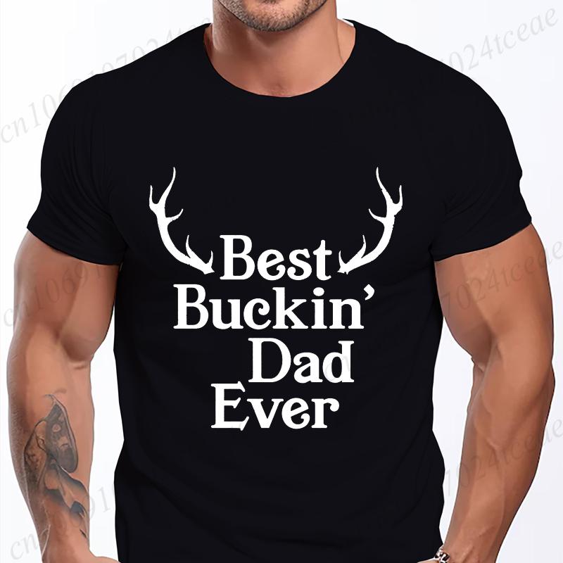 Mens Street T Shirt Best Dad Ever for Amazing Dad Funny Fathers Day Tees Summer Classic Men's T-shirt Street Oversized Clothing