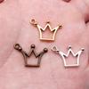 Crowns Royalty Princess Tiara Charm Antique Bronze Zinc Alloy Jewelry Making Supplies for Girls Metal Charms New Arrival