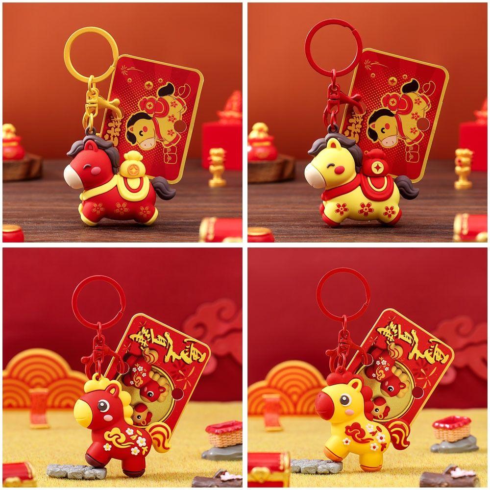 Hanging Hanging Ornament Cartoon Doll Keychain Creative Backpack Key Chain  New Year Accessories