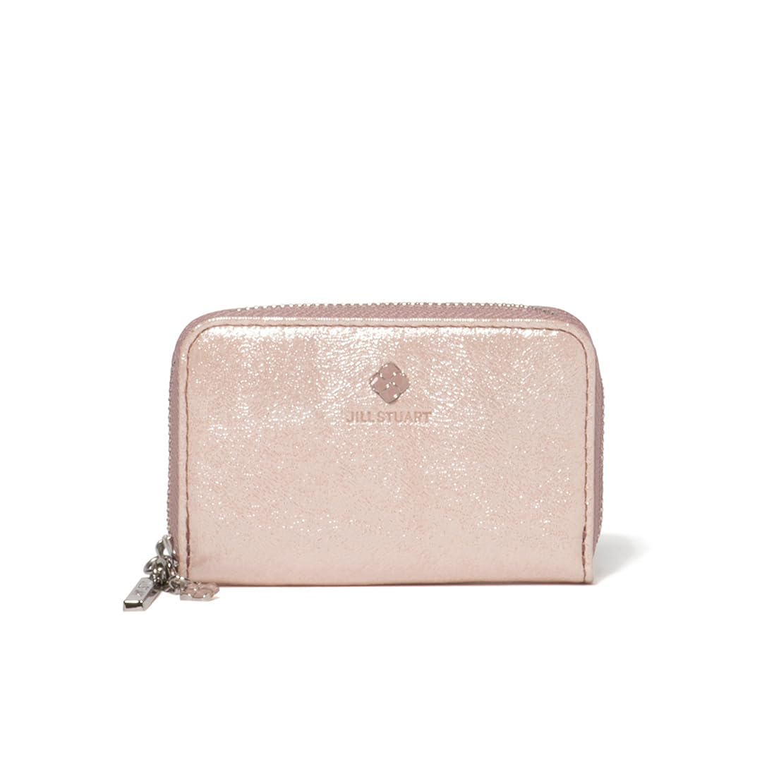 

Coin Purse Pigskin Leather Film Coin Case Slim Wallet Thin Compact Original Charm Included Stylish Adult Cute JSLW4AC1 Pink [JILL STUART] [Breeze] рожевий