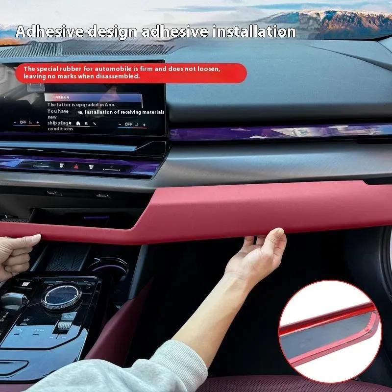 For BMW 5 Series i5 G60 2024 LHD Color Interior Car Accessories Interior Center Control Around Trim Molding Decoration Stickers