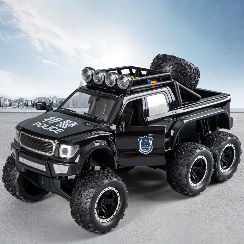 Police Car Model Toy With Lights Sound Offroad Kids Gift
