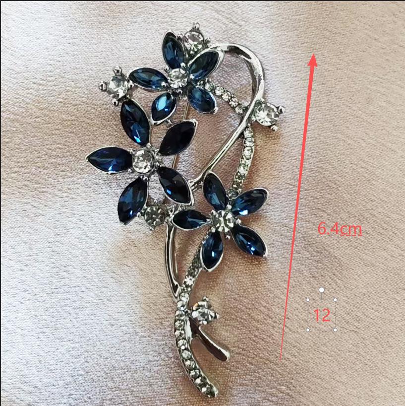 Barokk Retro Brosje: Elegant high-end corsage og smykketilbehør