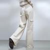 Women's American Retro Washed Loose Straight-Leg Cargo Pants