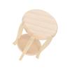 1:12 Dollhouse Miniature Bonsai Stool Wooden Unfinished Perfect Detailed Dollhouse Stool Chair