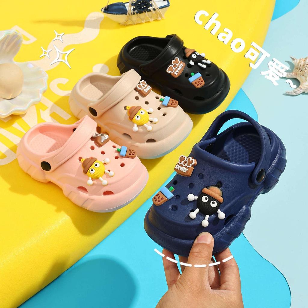 EVA Kids' Non-slip Cartoon Clogs - Summer Indoor/Outdoor Sandals with Thick, Super Soft Sole for Boys and Girls