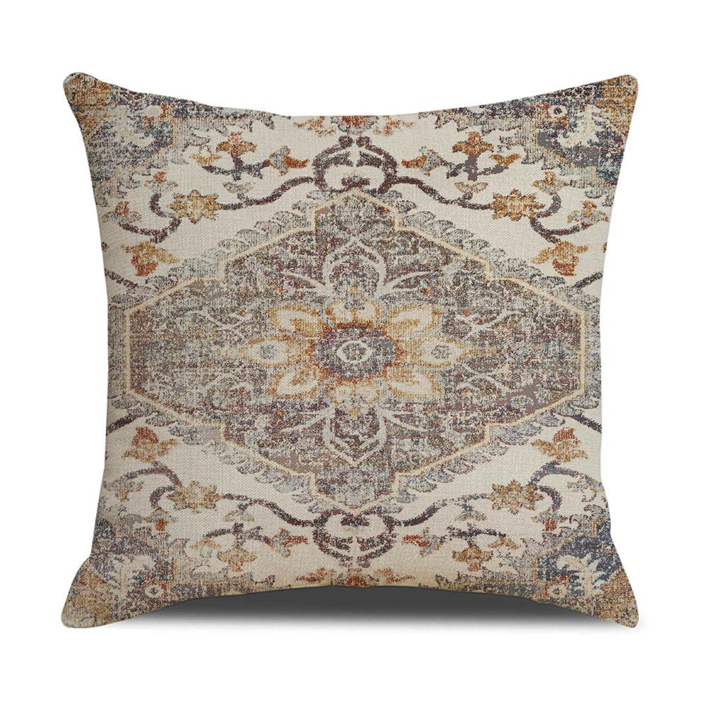 Boho Style Retro Pillow Case Linen Printed Home Decoration Pillow Cushion B&B Sofa