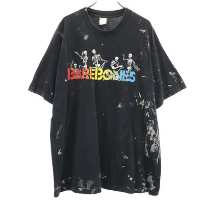 90er Jahre Made in USA Old BAREBONES Kurzarm T-Shirt Herren Gebraucht