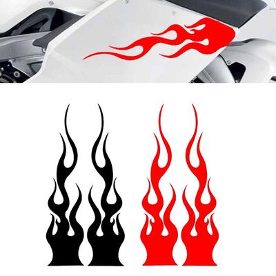 Car Sticker Motor Sticker Flame Vinyl Decal Sticker Gas Tank Fender Waterproof