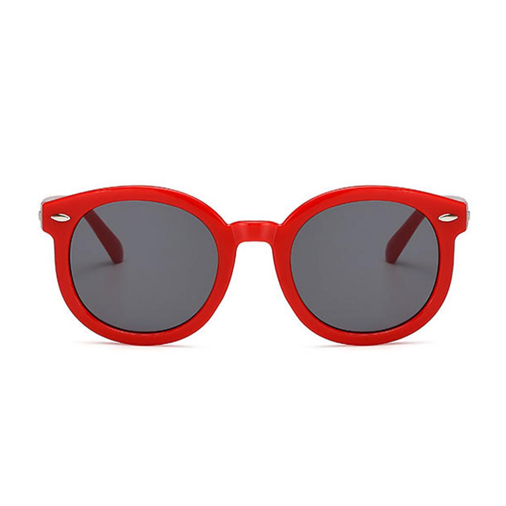 Sunglasses Resin And PC Materials UV  Thick Round For Kids Baby